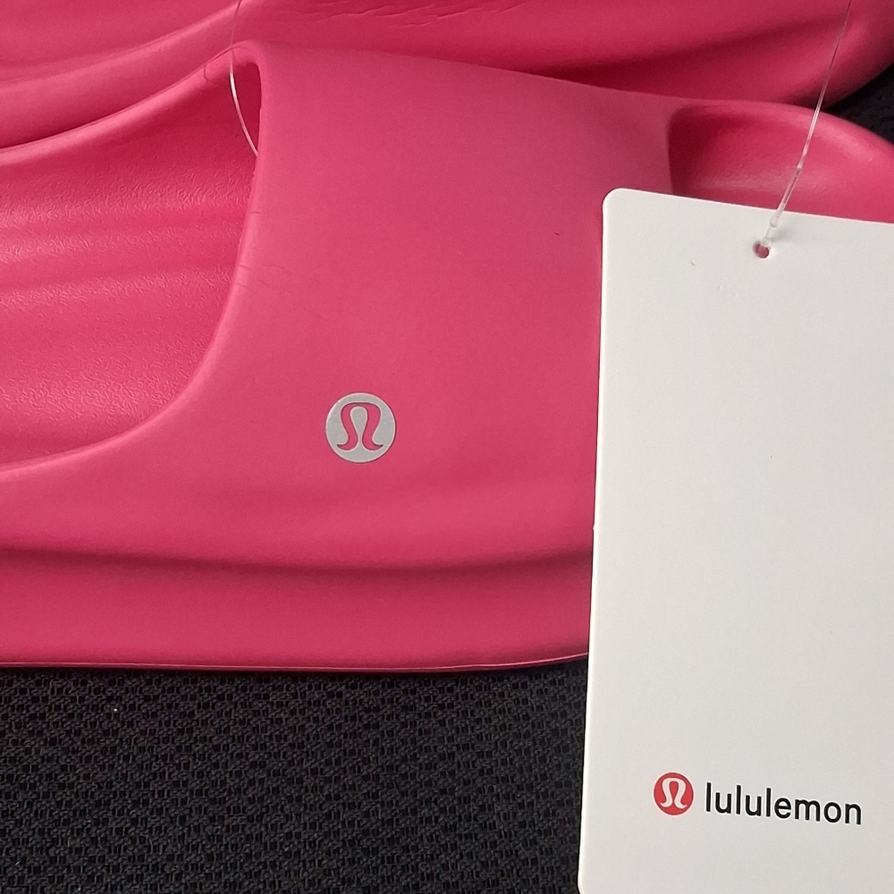 Lululemon Vibrant Pink Slides - Picture 4 of 4